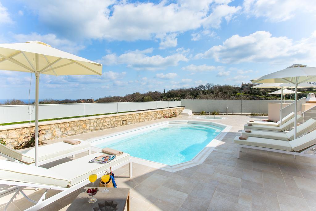 Deluxe Villa Ianthos - Outdoor Hot Tub & Kids Pool Gállos Eksteriør billede