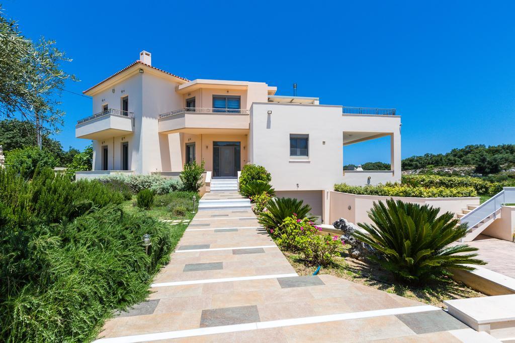 Deluxe Villa Ianthos - Outdoor Hot Tub & Kids Pool Gállos Eksteriør billede